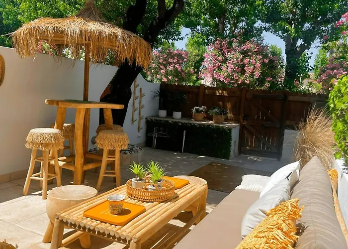 Maison Moderne 4 Ch Climatisee Avec Wi-fi A Port - Fr-1-868-25 Дом отдыха Гримо